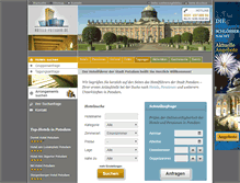 Tablet Screenshot of hotels-potsdam.de